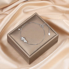 Load image into Gallery viewer, Heart &amp; Flower Charm Bracelet Gold/Silver