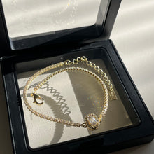 Load image into Gallery viewer, Luxury 14K Gold Plated Tennis Bracelet Sterling Silver Zirconia Diamond-Cut 16-20cm